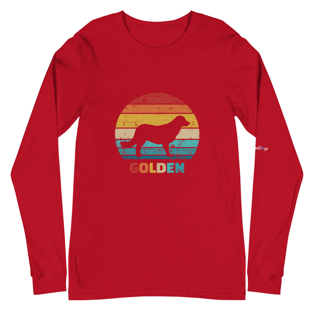 Vintage Golden Retriever Long Sleeve Tee