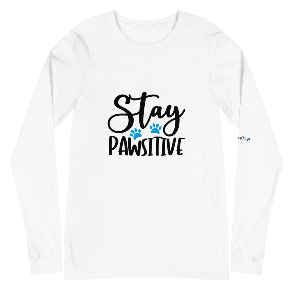 Stay Pawsitive Long Sleeve Tee