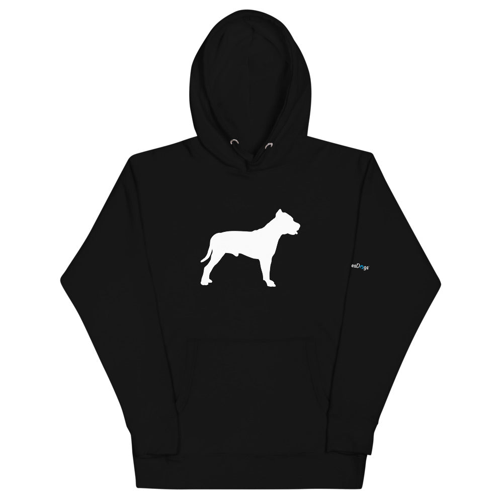 Pit Bull Silhouette Hoodie