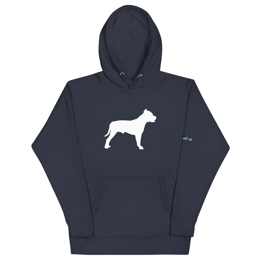 Pit Bull Silhouette Hoodie