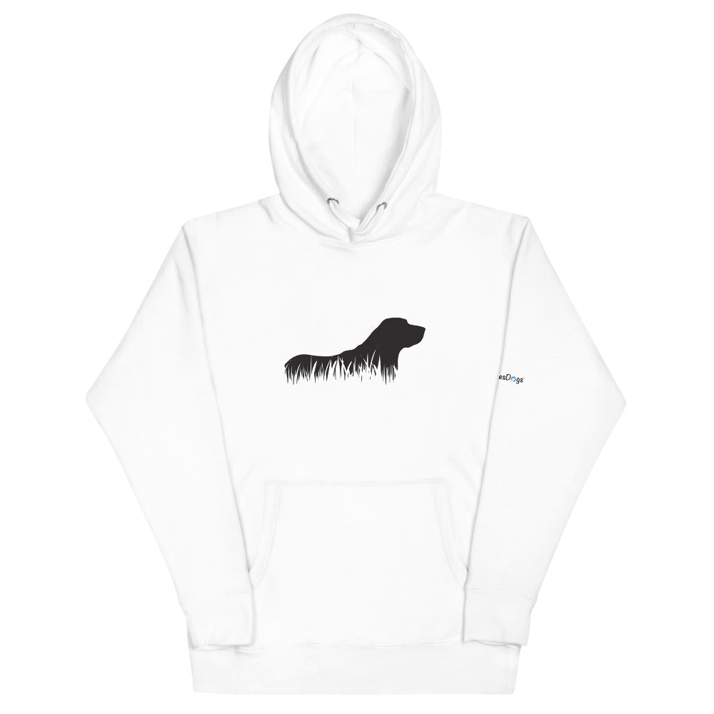 Labrador Retriever Grass Silhouette Hoodie