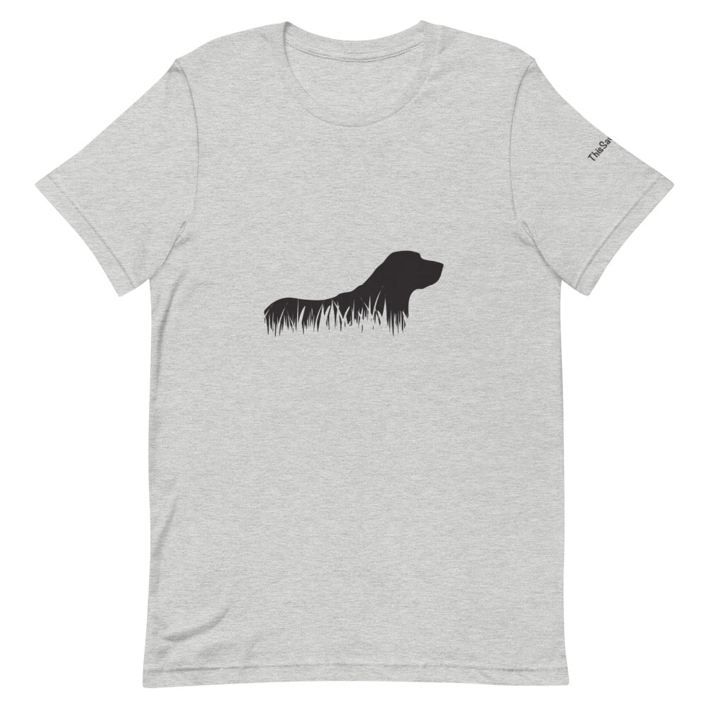 Labrador Retriever Grass Silhouette Tee