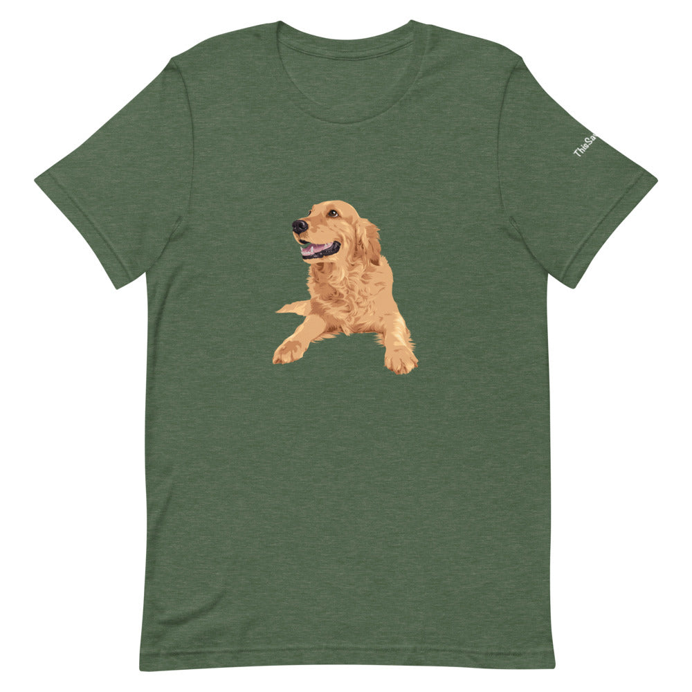 Happy Golden Retriever Tee