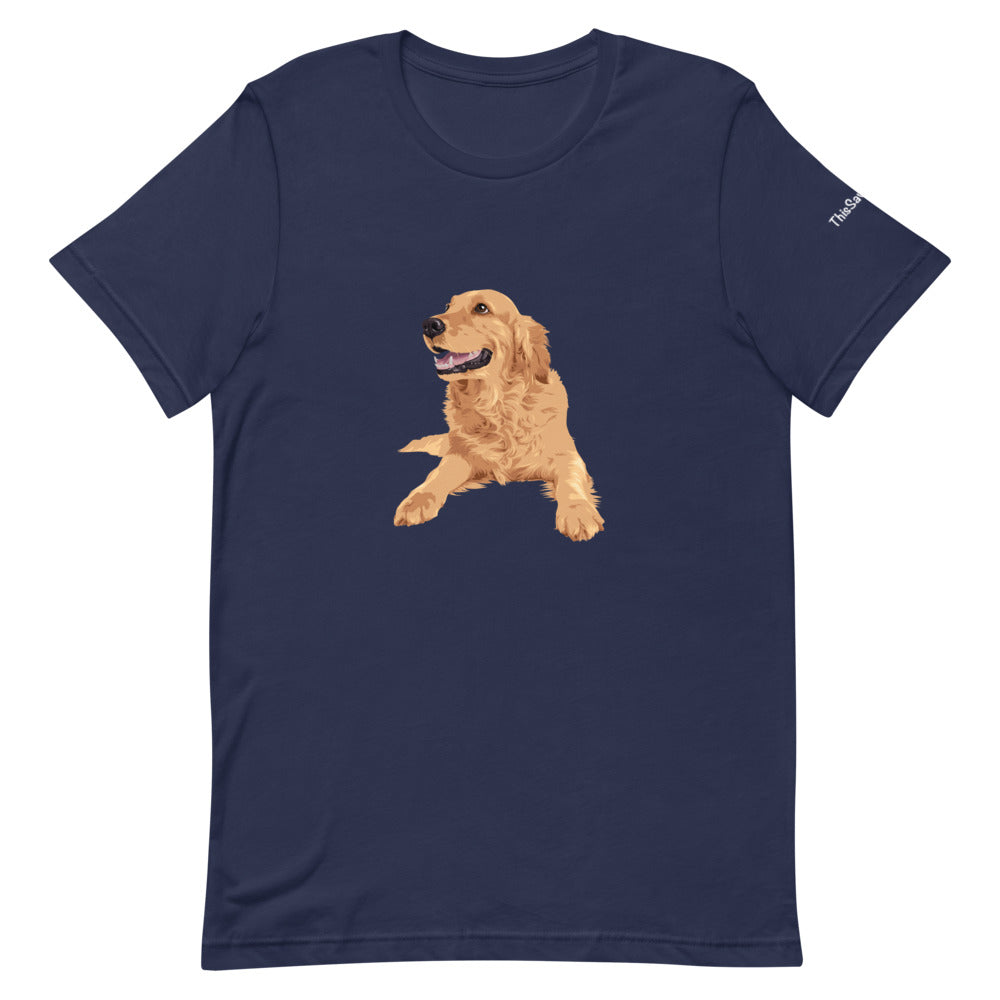 Happy Golden Retriever Tee