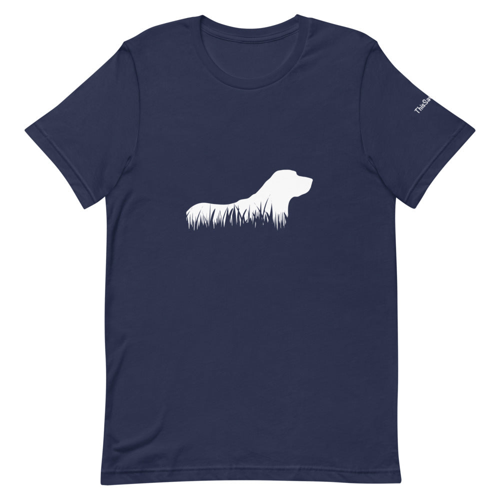 Labrador Retriever Grass Silhouette Tee