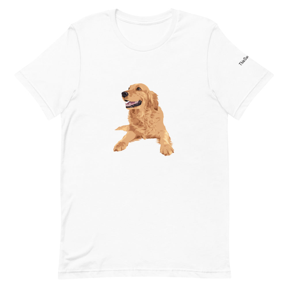 Happy Golden Retriever Tee