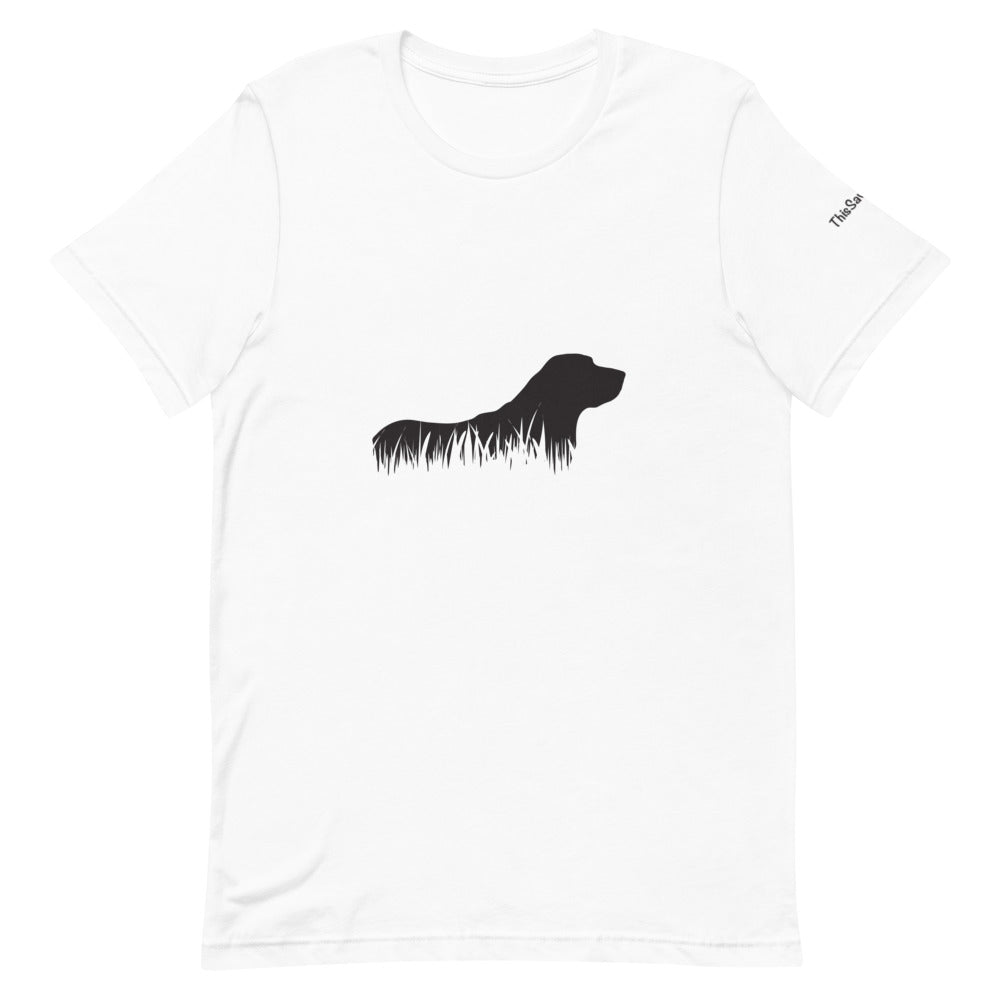 Labrador Retriever Grass Silhouette Tee