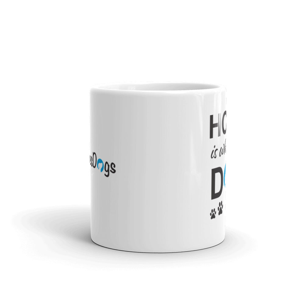 Home is Where My Dog Is Logo Mug