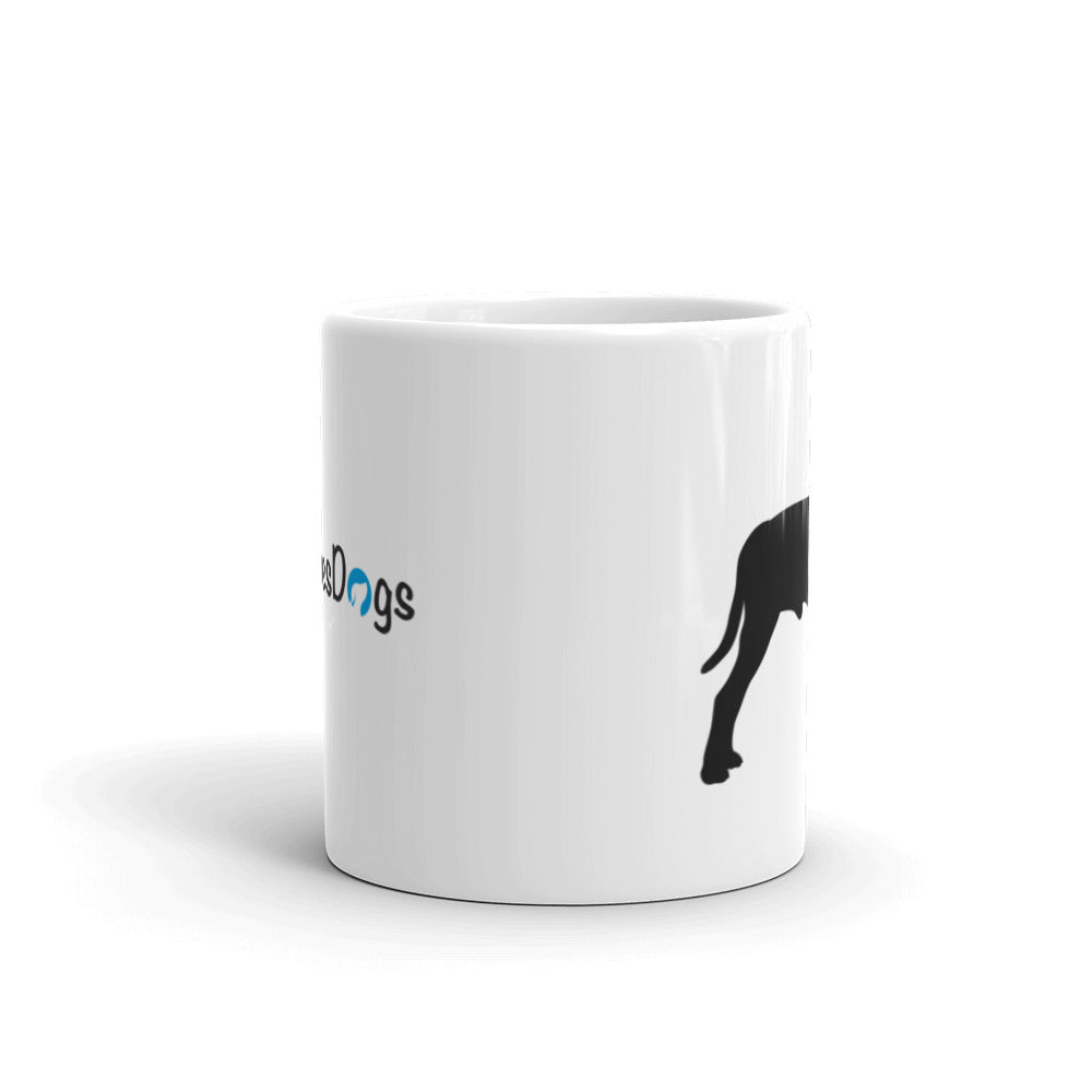 Pit Bull Silhouette Mug