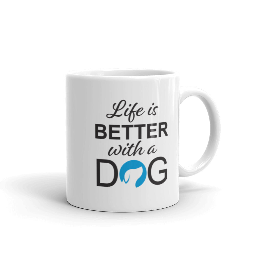 Life is Better with a Dog Logo Mug