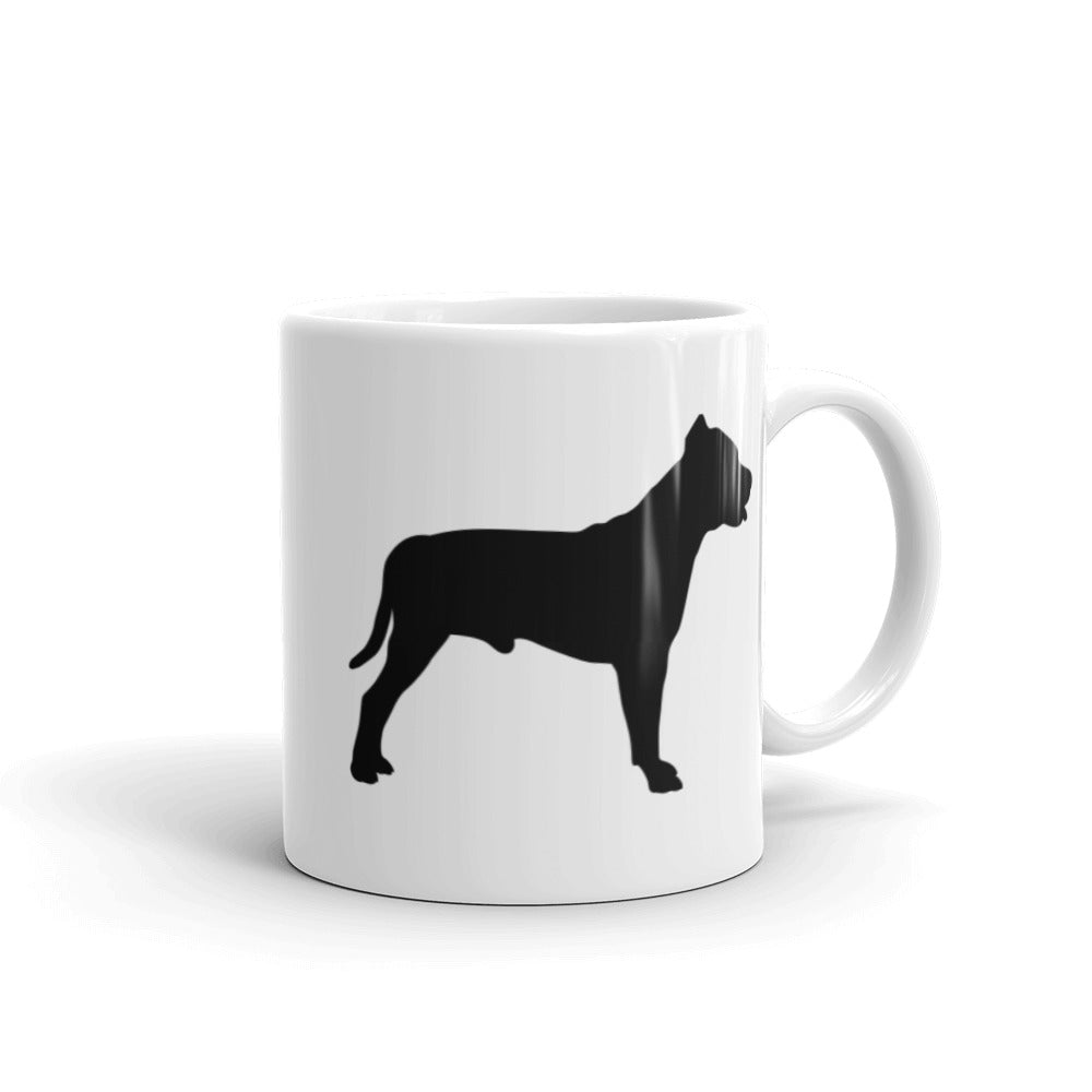 Pit Bull Silhouette Mug