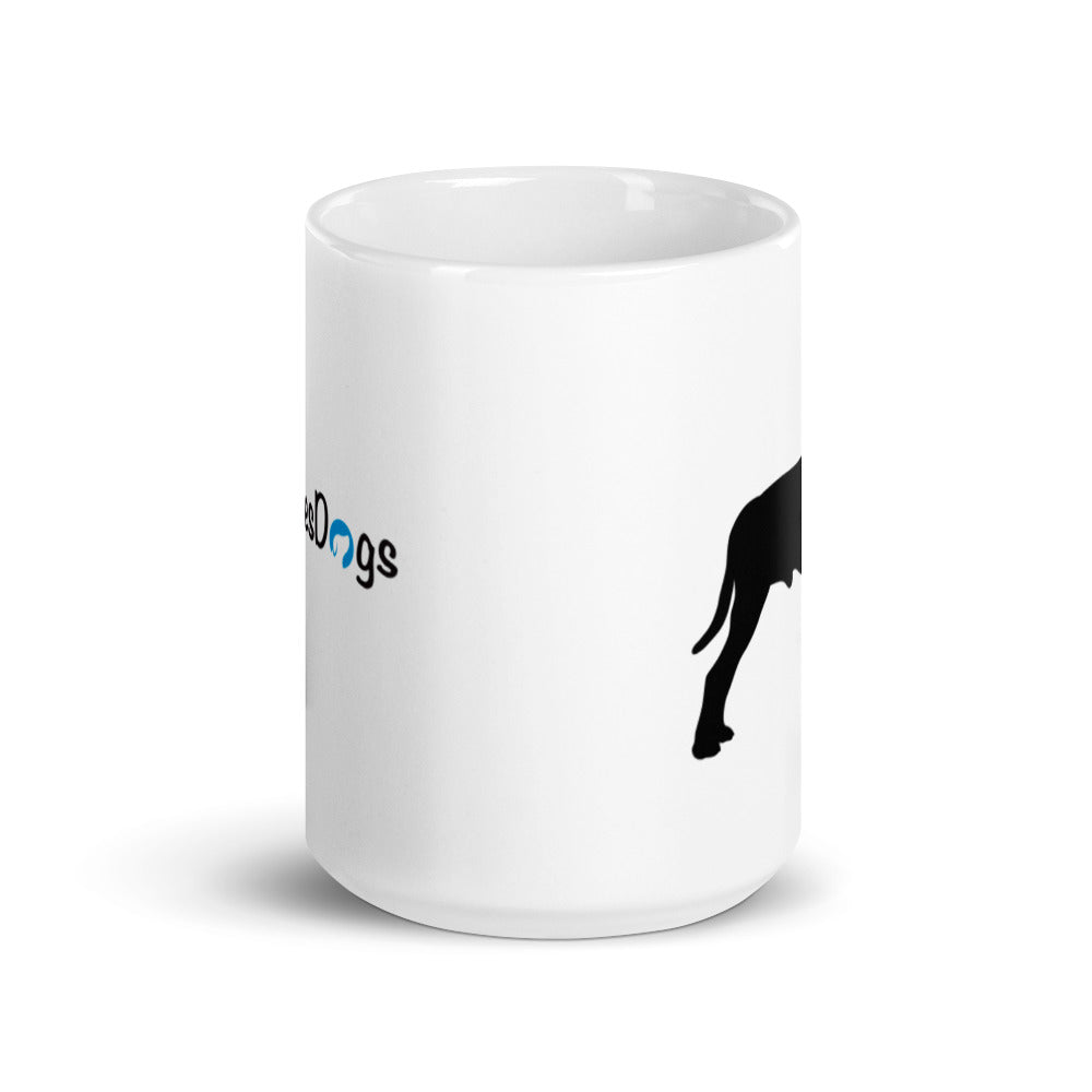 Pit Bull Silhouette Mug