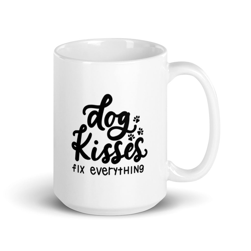 Dog Kisses Fix Everything Mug