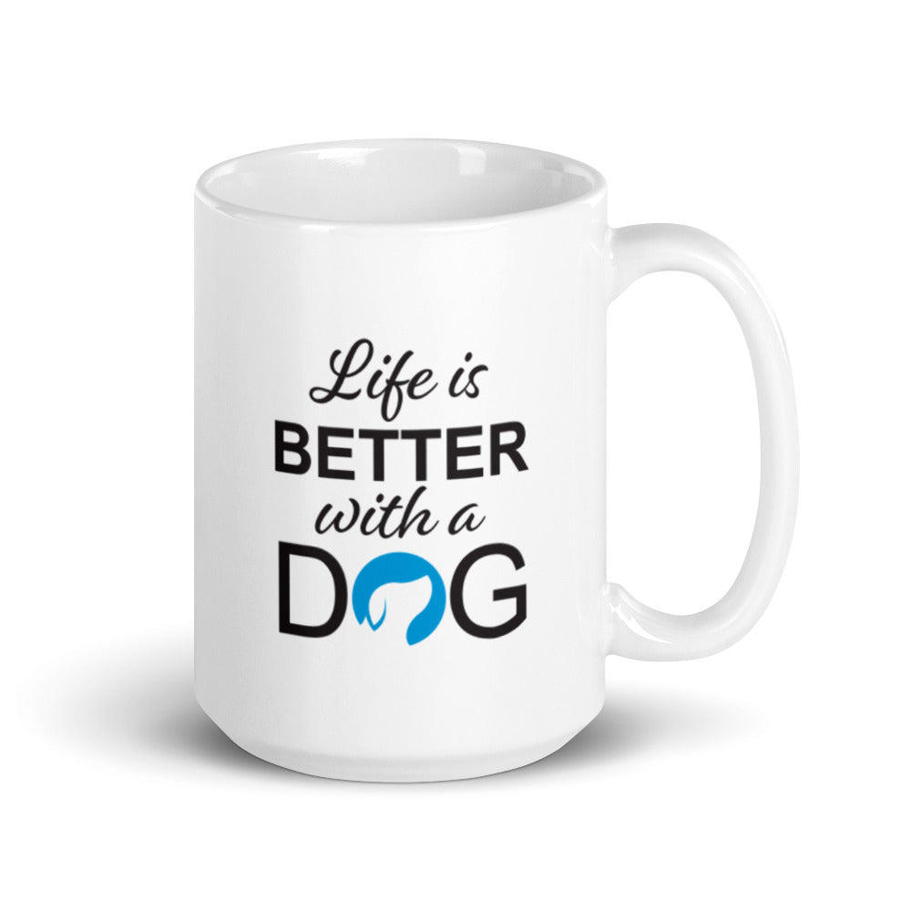 Life is Better with a Dog Logo Mug